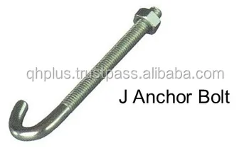 J Bolt Applying On Construction Buy Jフックボルト Jアンカーボルト Jボルトナット付き Product On Alibaba Com