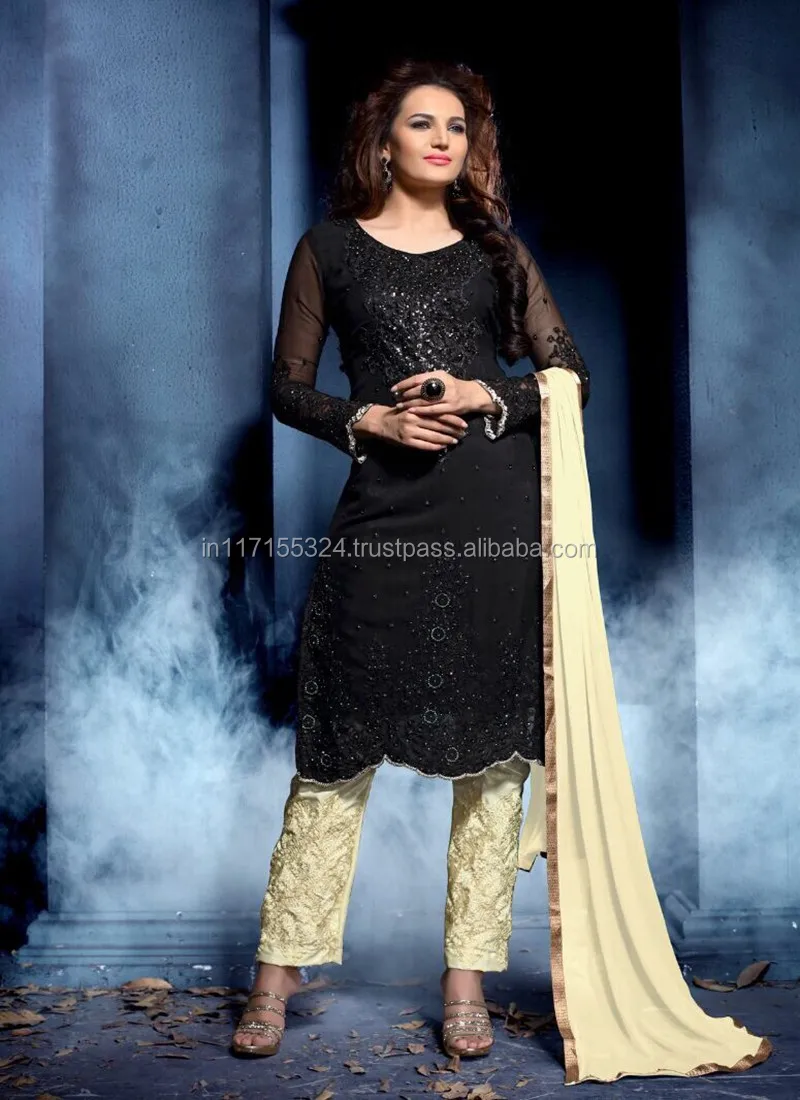 Dubai Salwar Kameez Pakistani Ladies Dresses Beige Color