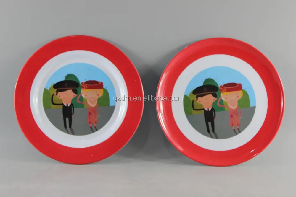 Designer Melamine Tableware Dinner Plate 8 Inch