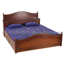 KING SIZE CAMA DE MADERA DE TECA-Otros muebles de madera-Identificación