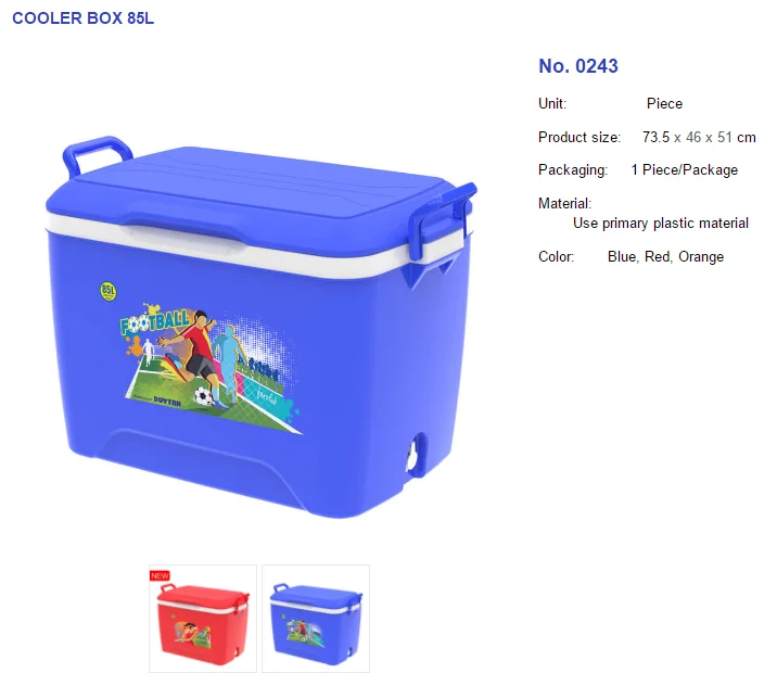 Download Cooler Box 85l No. 0243-duy Tan Plastics Sell To Japan ...