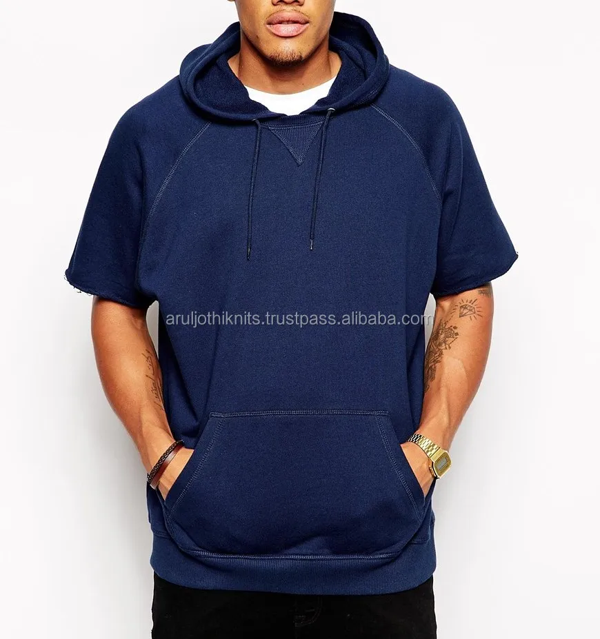 half sleeve hoodie mens india