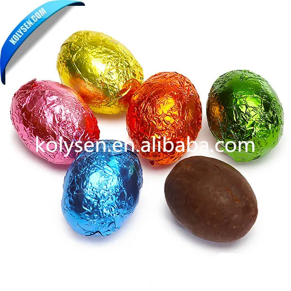 Chocolate Easter Eggs in Colourful Foil Soft