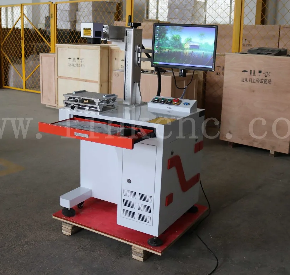 table type fiber marking machine with CE certificates , laser marking machine , cnc laser marking machine