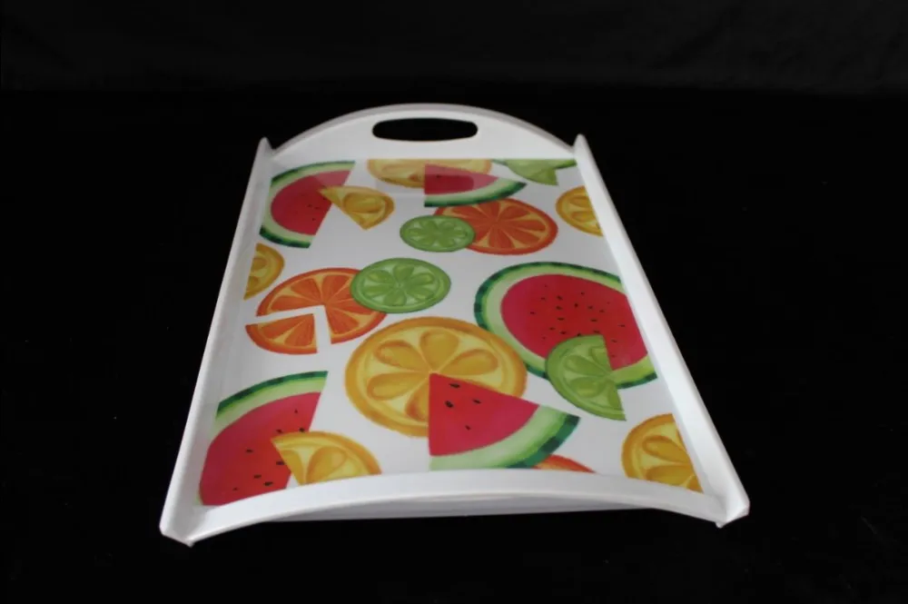 15.6inch melamine watermelon tray