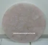 Round Shape Gemstone Rose Quartz Coffee Table top