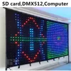 Indoor Usage and Video Display Function P6 flexible led curtain