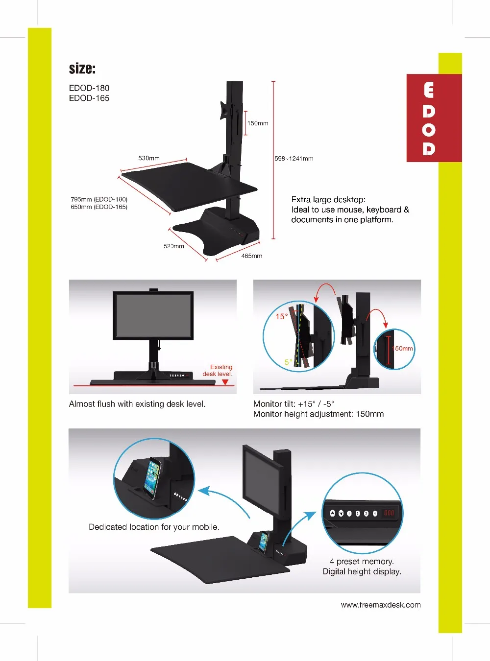 Adjustable Desk Riser For Standing Desk - Buy Standing Desk,Desk Riser