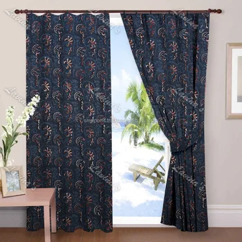 small door window curtains