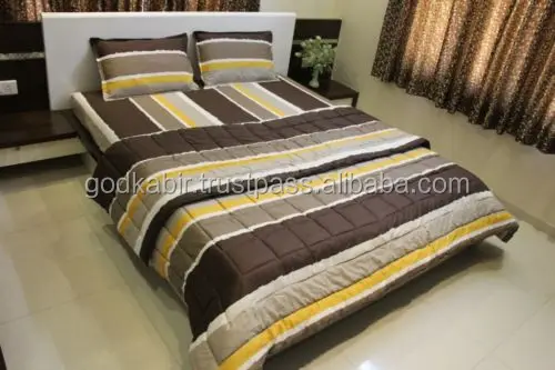 הודי בעבודת יד דקורטיבי Dohar שמיכת מיטה זוגית, 100% כותנה, צבע רב