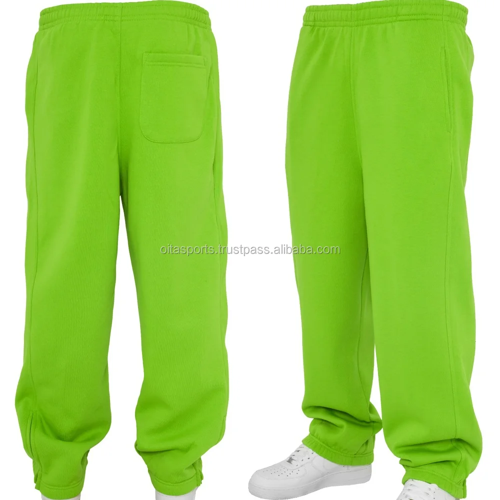 mens green sweat pants