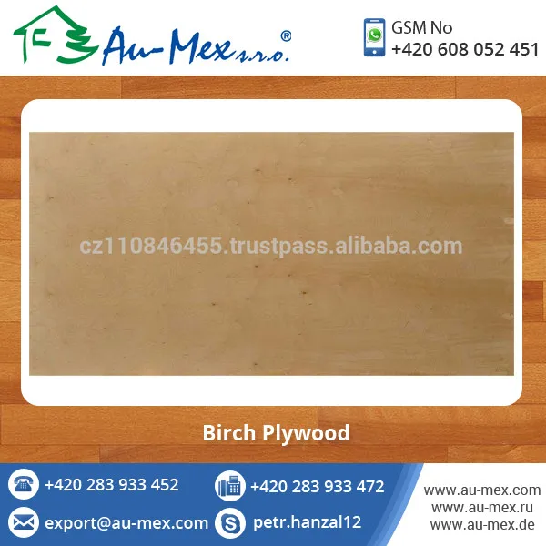 Bulk Russian Birch Plywood Sheets At Low Reliable Export Price Buy