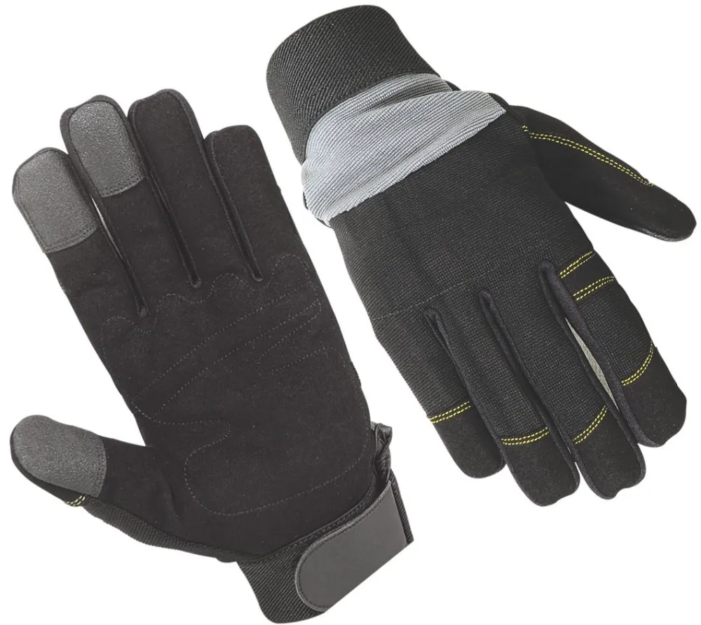 Best Quality Amara Synthetic Leather Mechanic Gloves / Military