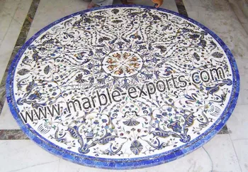 Mother Of Pearl Table Marble Inlaid White Top Round Mother Of Pearl Table Marble Inlaid White Top Round Stone Inlay Dinning Pietra Dura Pietre Dure
