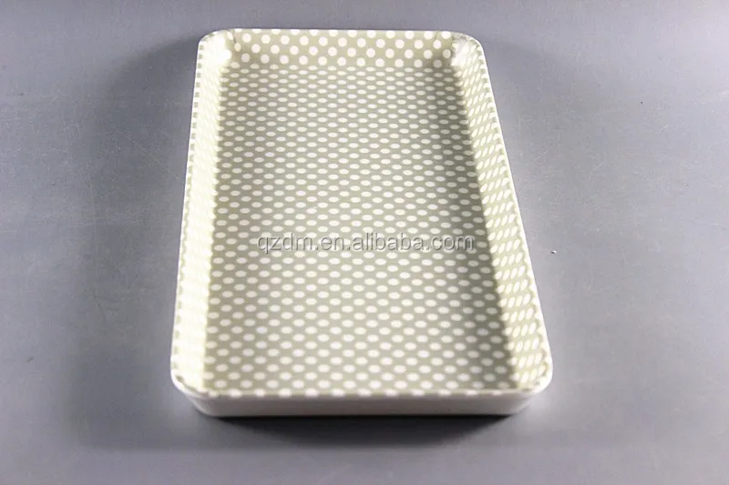 2016 Popular Design Melamine Rectangular Trays