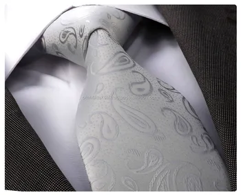 silver necktie