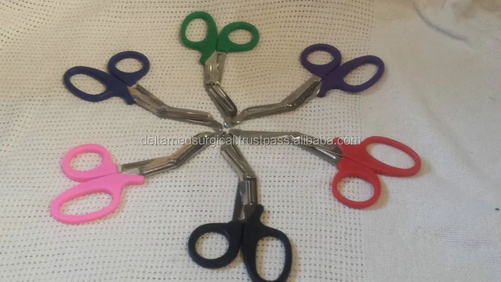 Lister Bandage Scissors 3.5 Inch Multi Color Rainbow Color Surgical