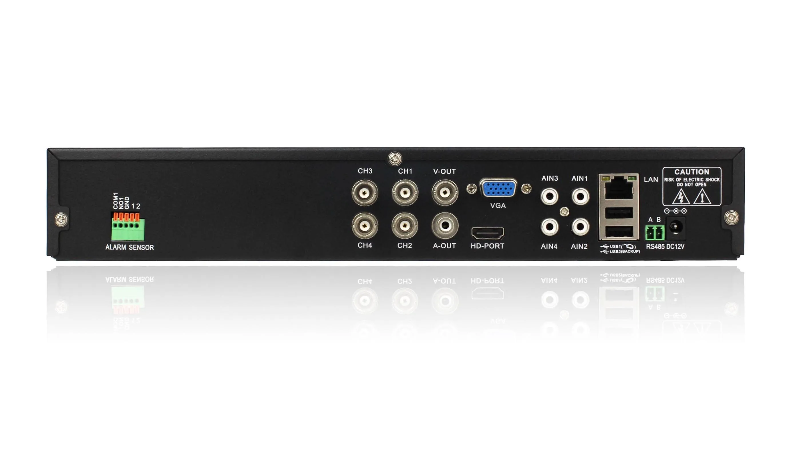usb 4 channel dvr did not record the audio