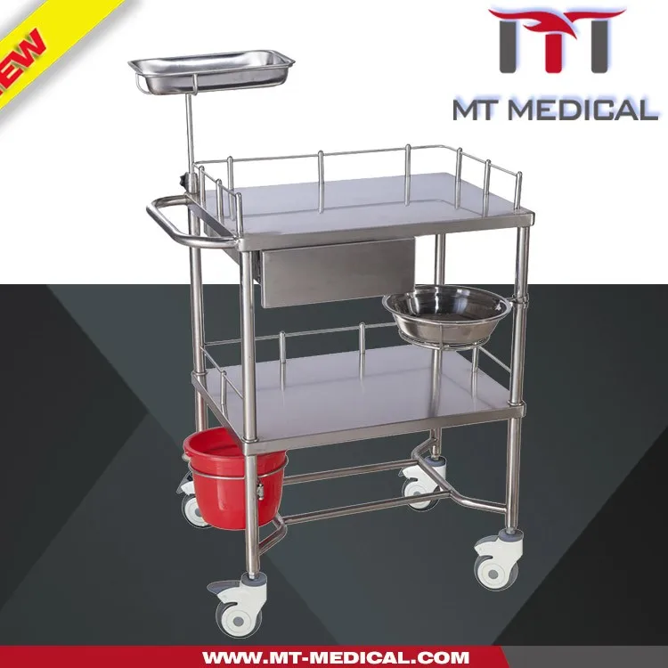 Medical Multifunctional Nursing Trolley Medical Cart With Wheels ...