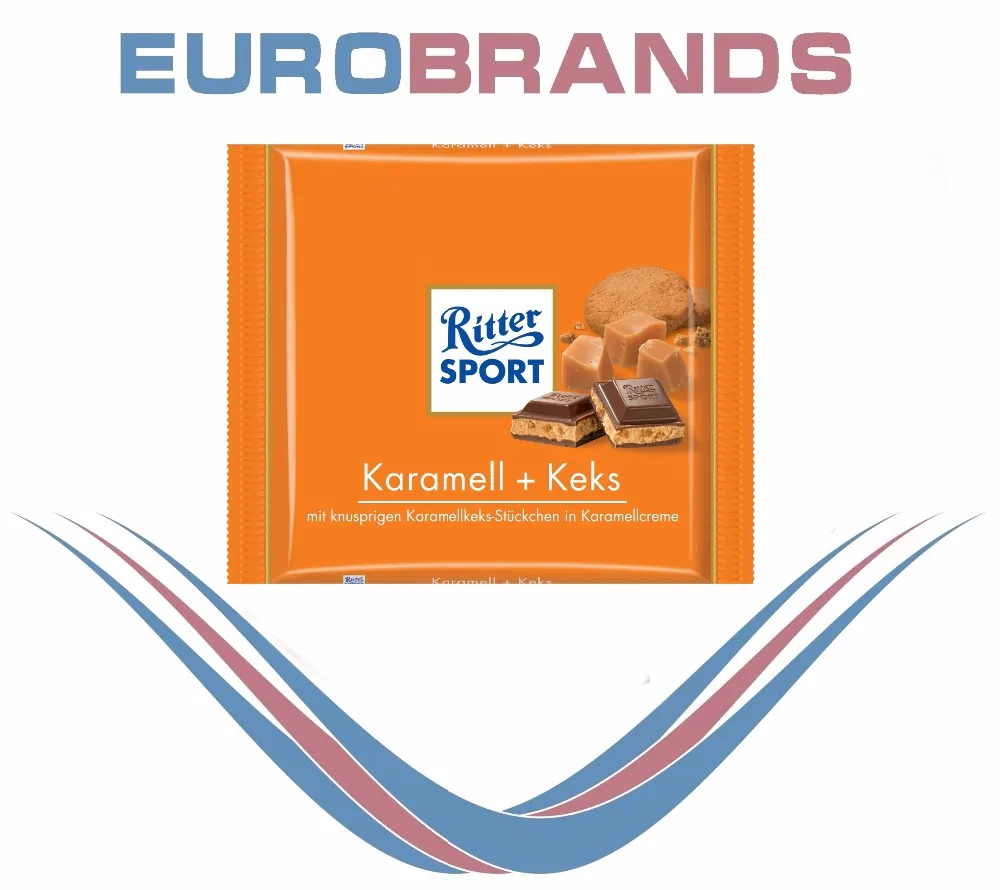 Ritter Sport Grosstafel Karamell Keks 250g View Ritter Sport