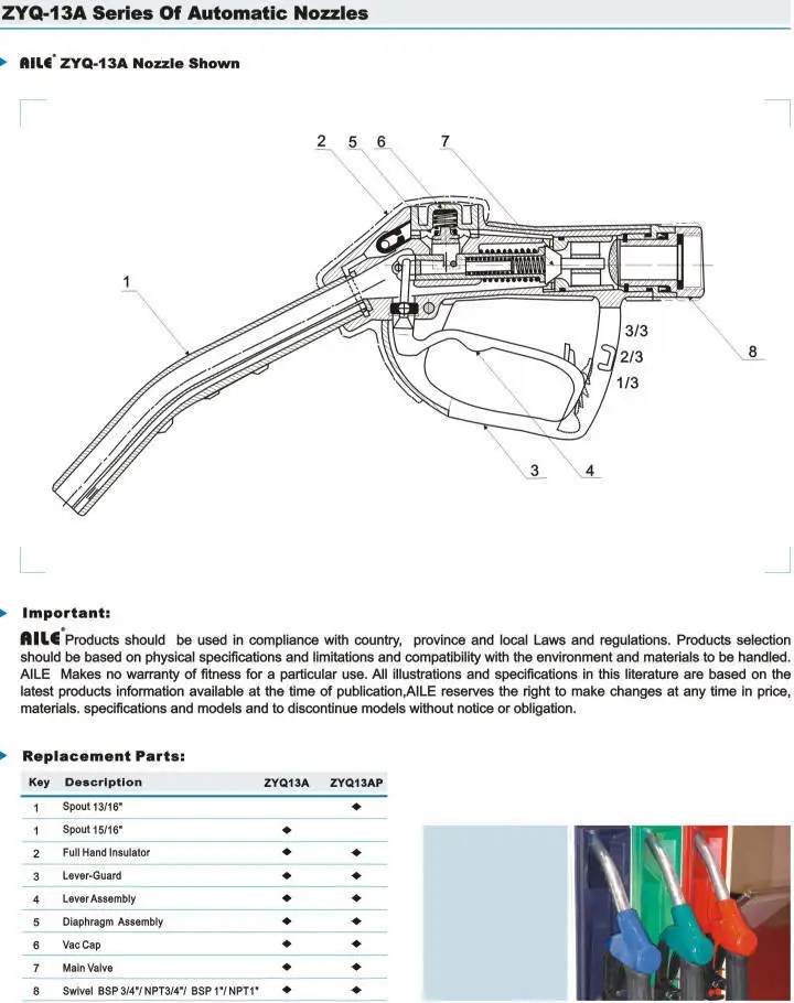 Automatic Gas Station Pump Nozzle Buy Gas Station Fuel Nozzle,Fuel