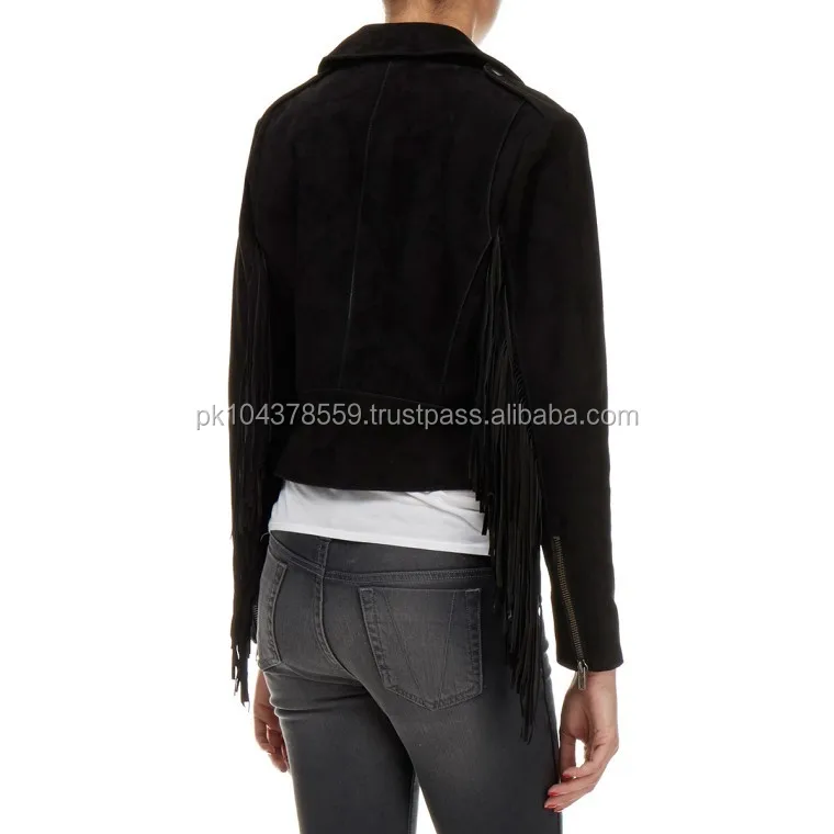 Pakistan Wholesale Fashion Suede Leather Pakistan Jacket For Women