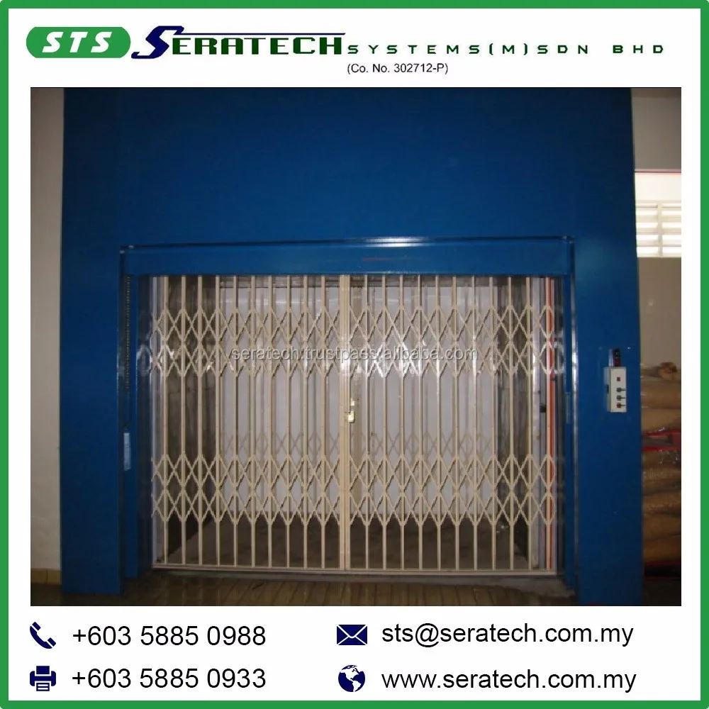 High Quality Wire Rope Chain Hoist Goods Hoist System With Landing Door