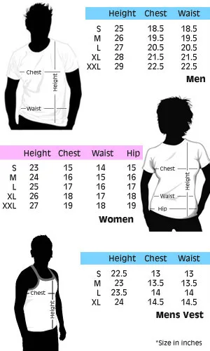 T Shirt Size Chart 42