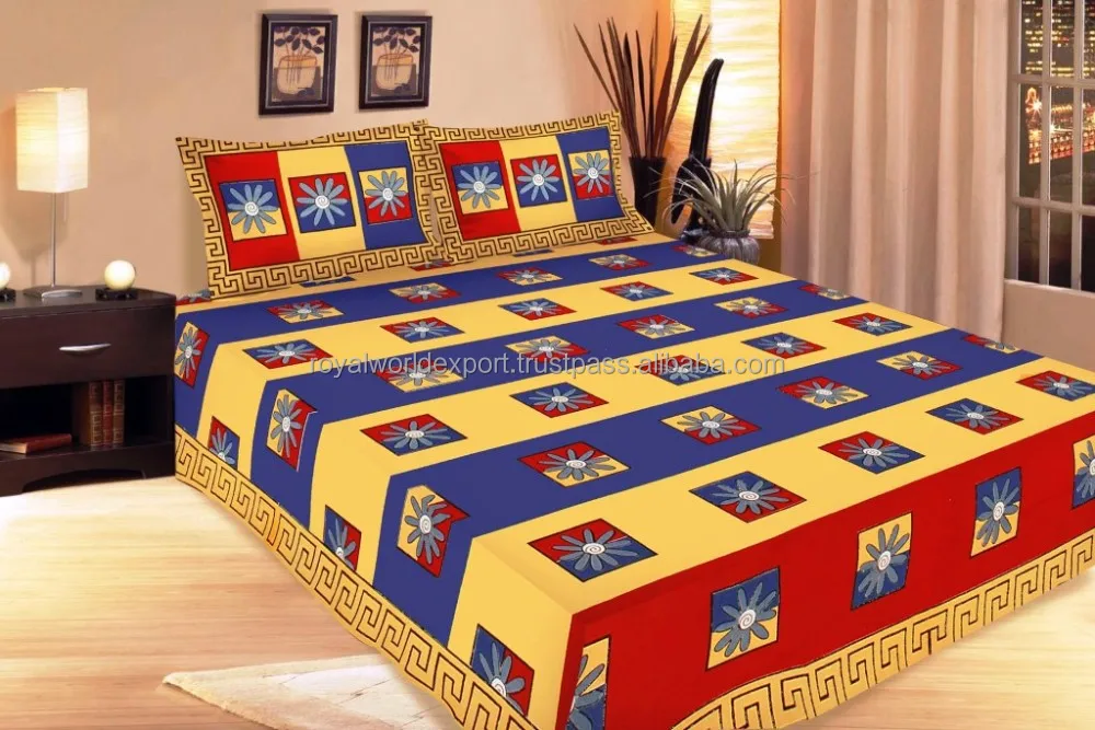 Embroidered Duvet Set Bedding Fashion Printed India Decorative Handmade Kutch Bedspread Bedsheet High Quality Latest Style