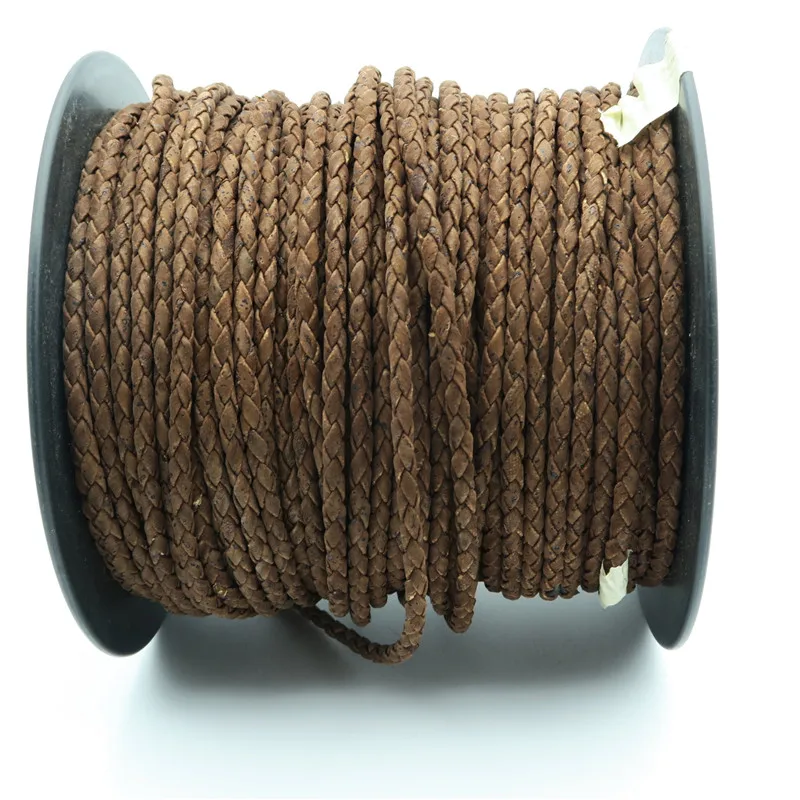 Portuguese cork 6mm Braided Brown, jewelry supplies cord vegan Environmentally Friendly Natural material cor-102