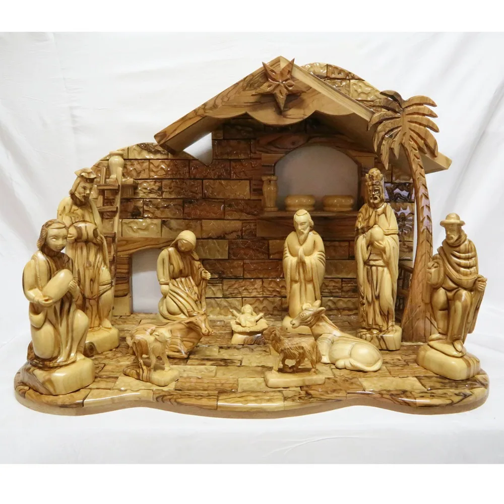 olive wood christmas nativity set wooden nativity scene olive wood christmas nativity set wooden nativity scene