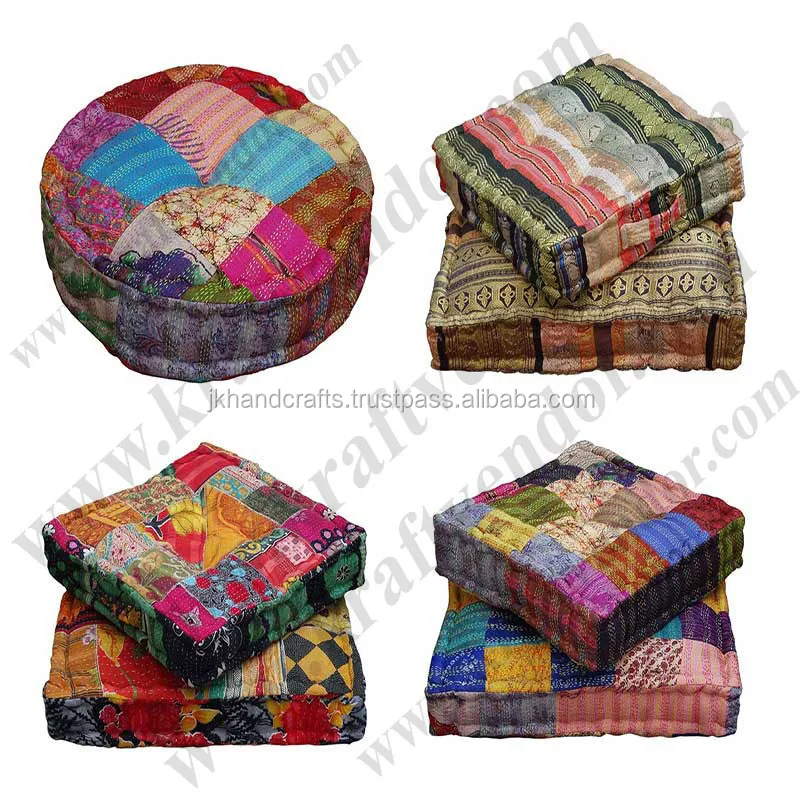 Indian Beaded Embroidery Decorative Floor Cushion Buy Indian Cushions