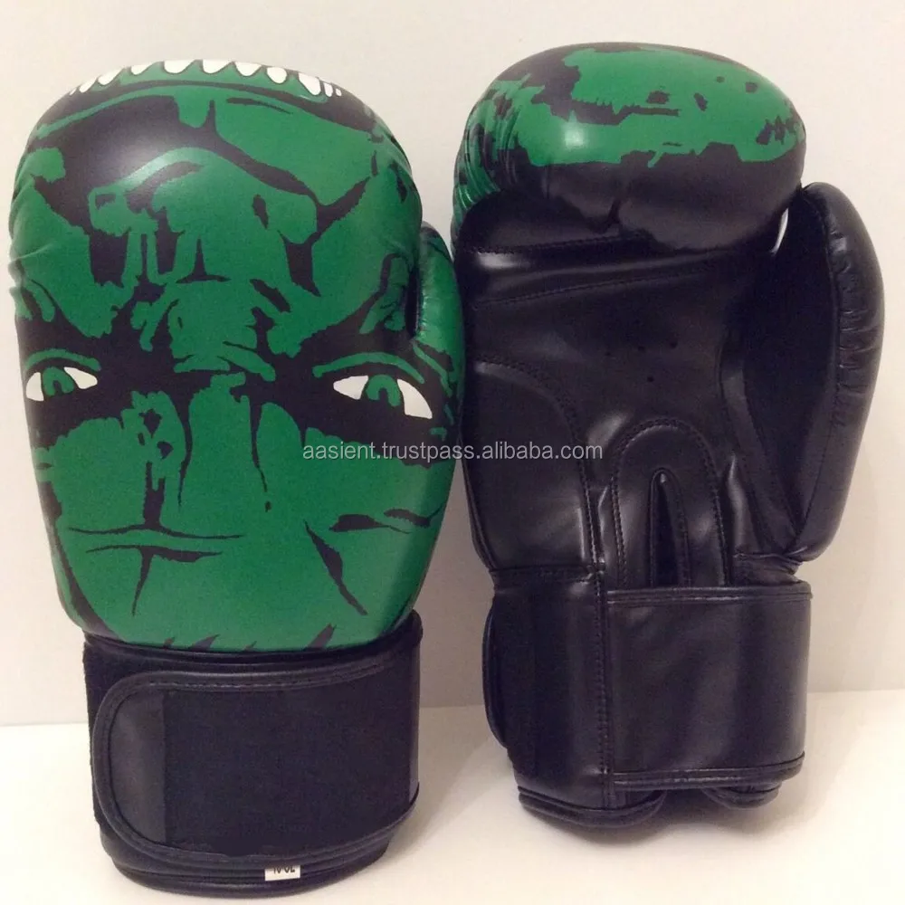 Customize Thai Genuine Leather Boxing Gloves Kick Training And