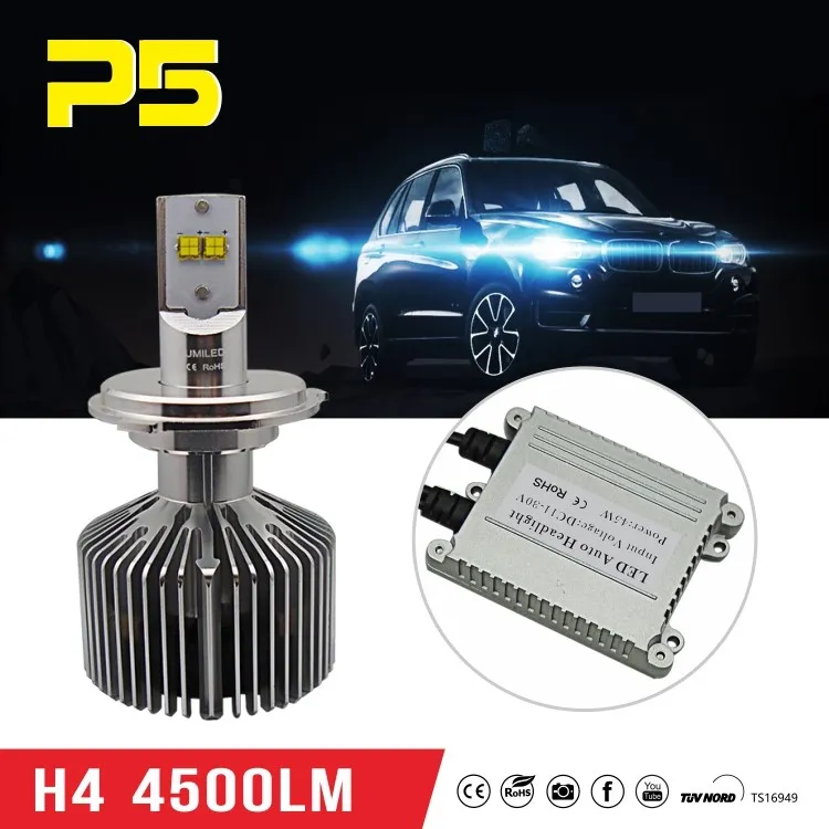 ULTRA H4 POWER BULBS H4 XENON BRIGHT WHITE 5000k HEADLIGHT CAR BULBS