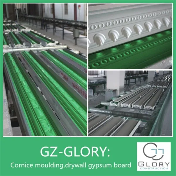 Gypsum Cornice Making Machine View Cornice Production Line Glory