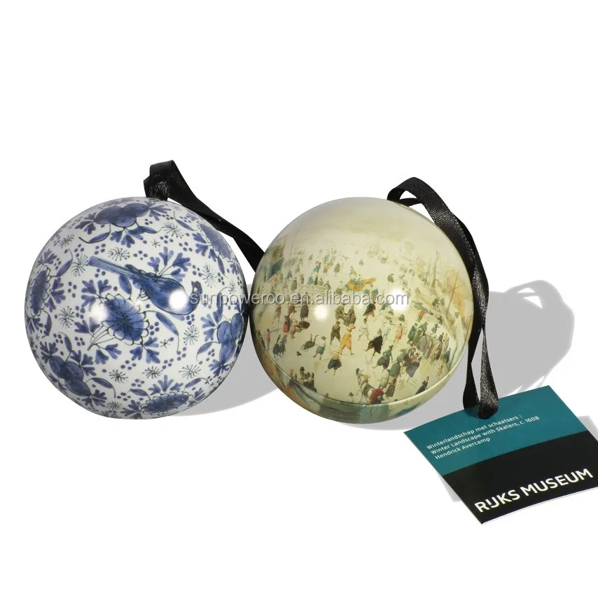 Round Christmas gift / tin ball / christmas decorating.jpg