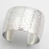 Super Designer Wide Size 925 Sterling Silver Cuff Bracelet