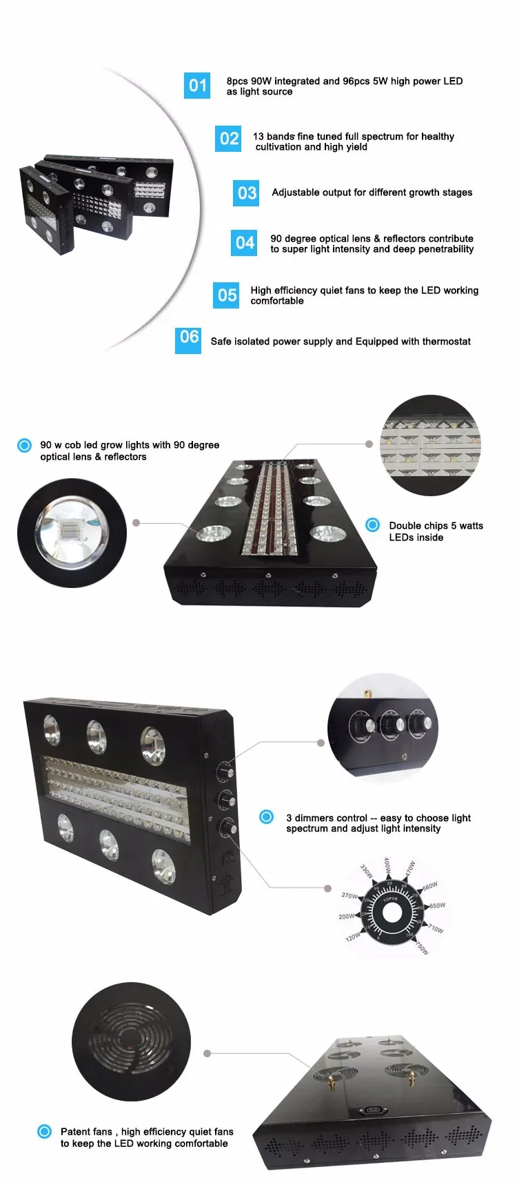High Par High Lumen Highest Yielding Full Spectrum Cob 3590 1200w 1500w 3000w Led Grow Light For Sale Buy Cob Led Grow Light High Par High Lumen Highest Yielding Cob 3590 1200w Led