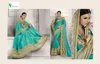 Ocassion wear latest designs printed gerogette sarees with heavy border work - Wholesale sarees online India - Surat sarees onli