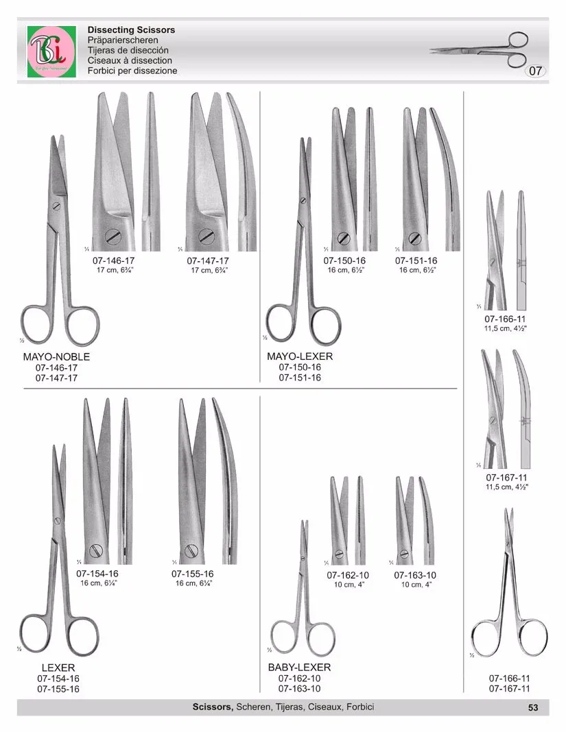 Todo Tipo De Tijeras Quirúrgicas - Buy Surgical Dressing Tijeras