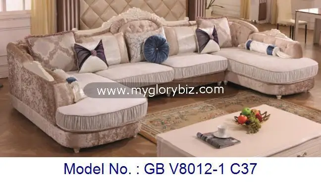 L Shape Corner Sofa Set For Living Room As Luxury Home Furniture In L Shape Corner Sofa Set For Living Room As Luxury Home Furniture In Fabric And Wooden