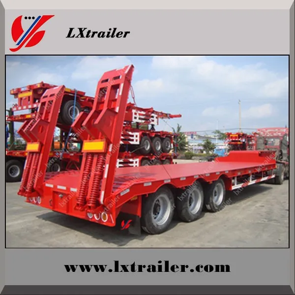 China have a competitive price 3 axles 80ton low flat bed semi trailer with rail and leaf-spring.jpg