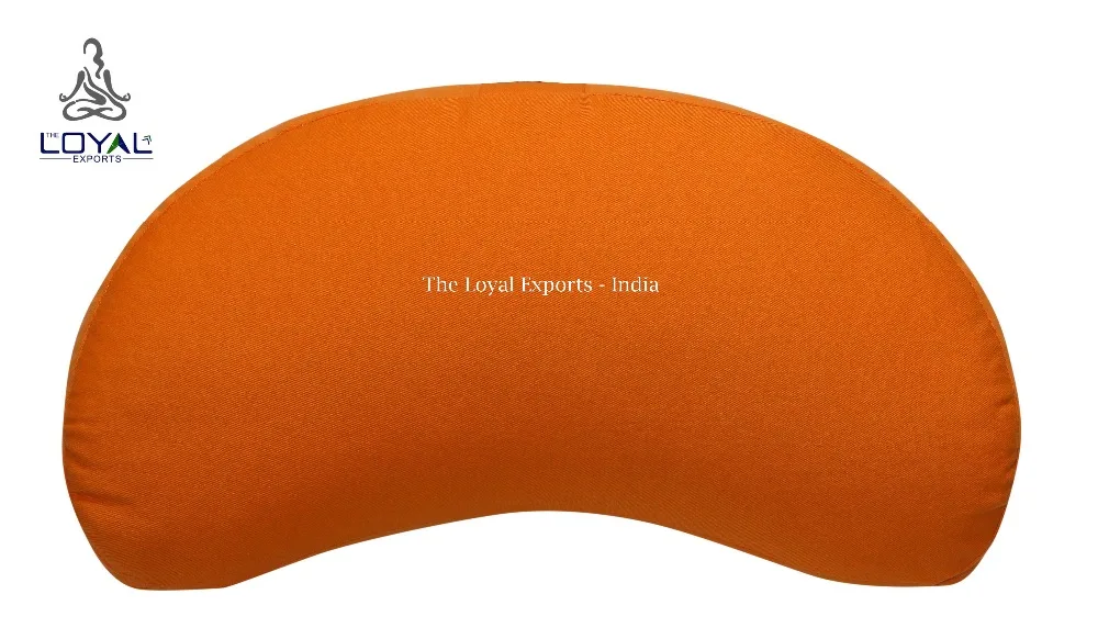 Meditation Crescent Zafu Stress Relief Meditation Cushion