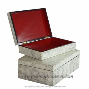 Vietnam eggshell inlaid jewelry boxes, high quality, direct supply from Ha Thai lacquer factory