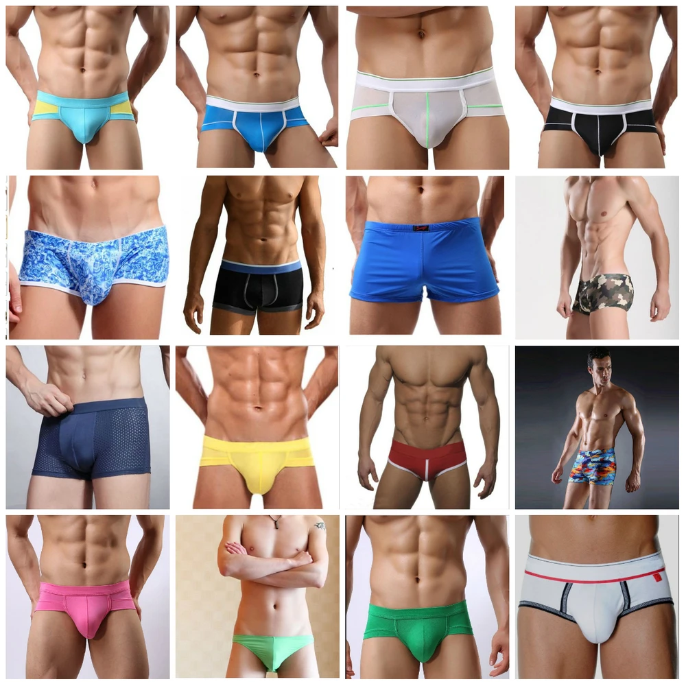 Printed Mens Underwear Boxer Brief 