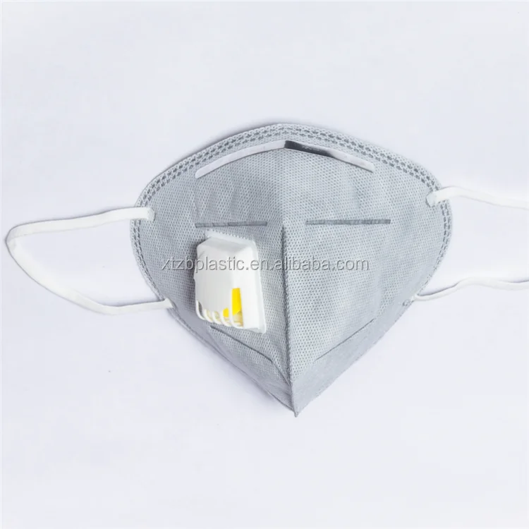 Disposable Bfe 99 Breathable Medical Ffp2 Face Mask Black With Valve
