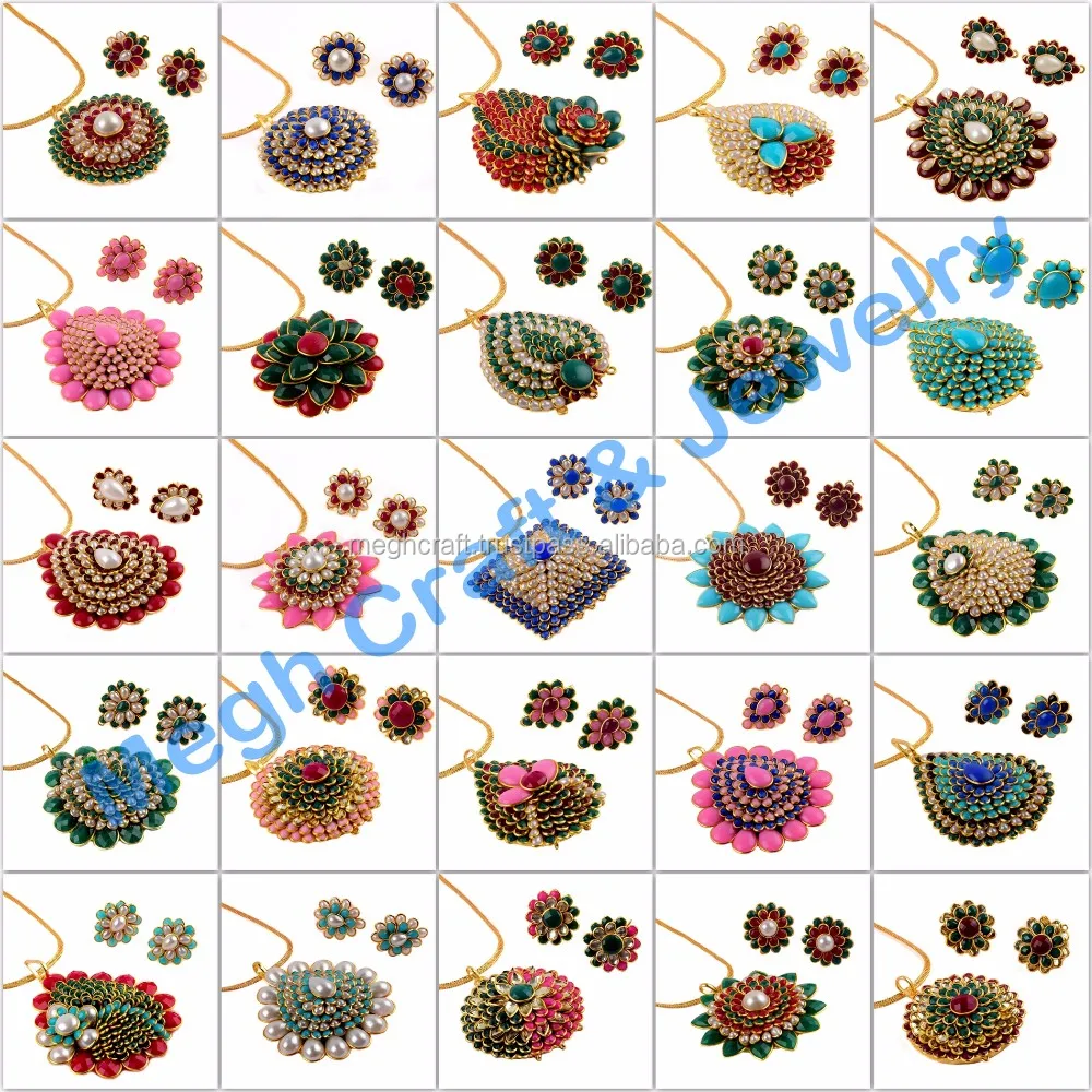 Indian American Diamond Pendant Setamerican Diamond Jewelry Online