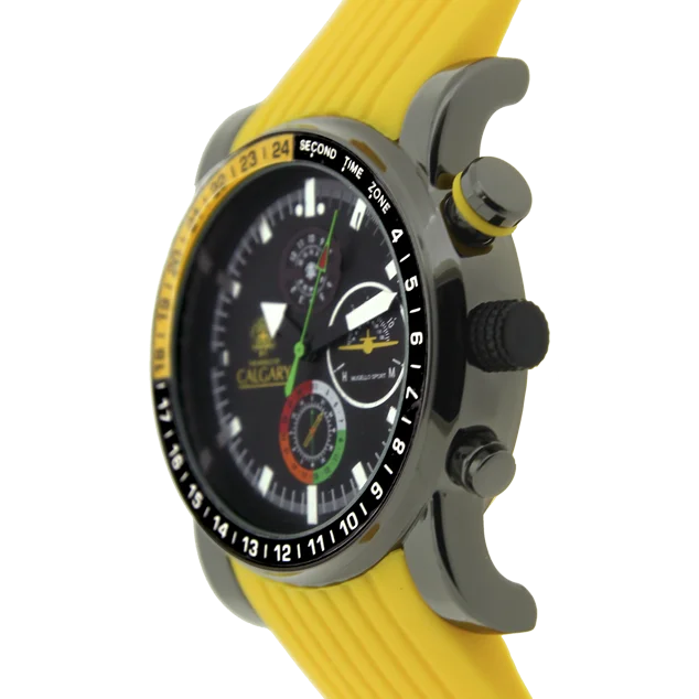 Relojes Calgary Mugello Oakland Speed Hudson Colección Calgary Relojes Oakland Velocidad Hudson Colección Amarillo