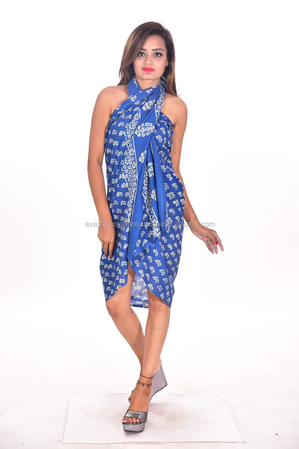 sarong wrap dress