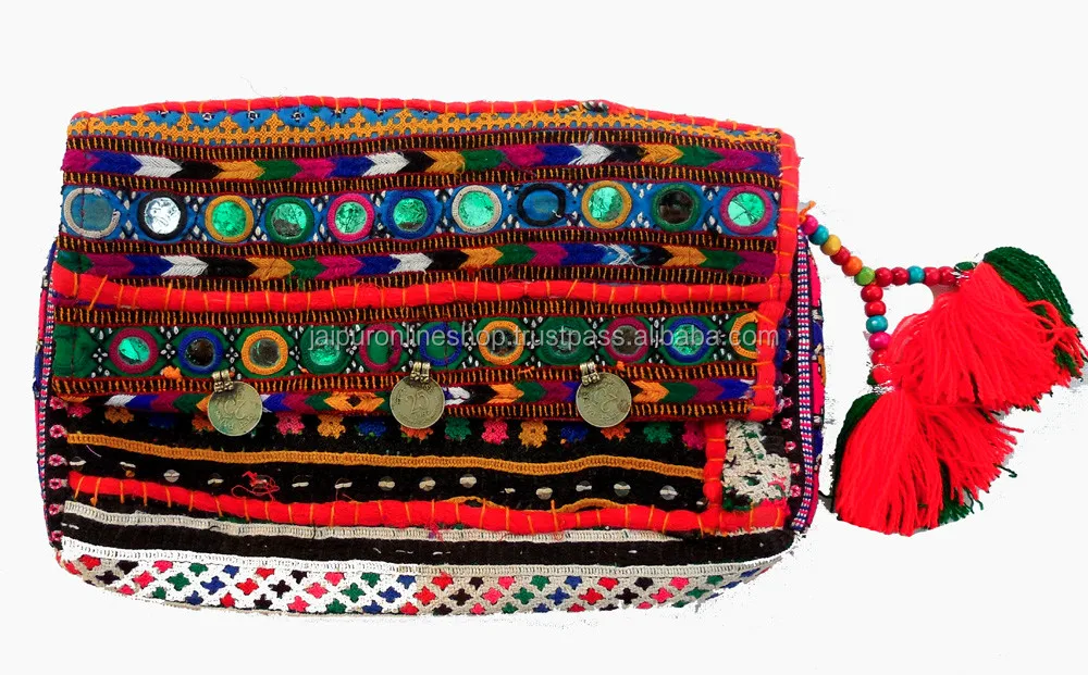 Handmade Indian Vintage Banjara Ethnic Purse Clutch Buy Indian